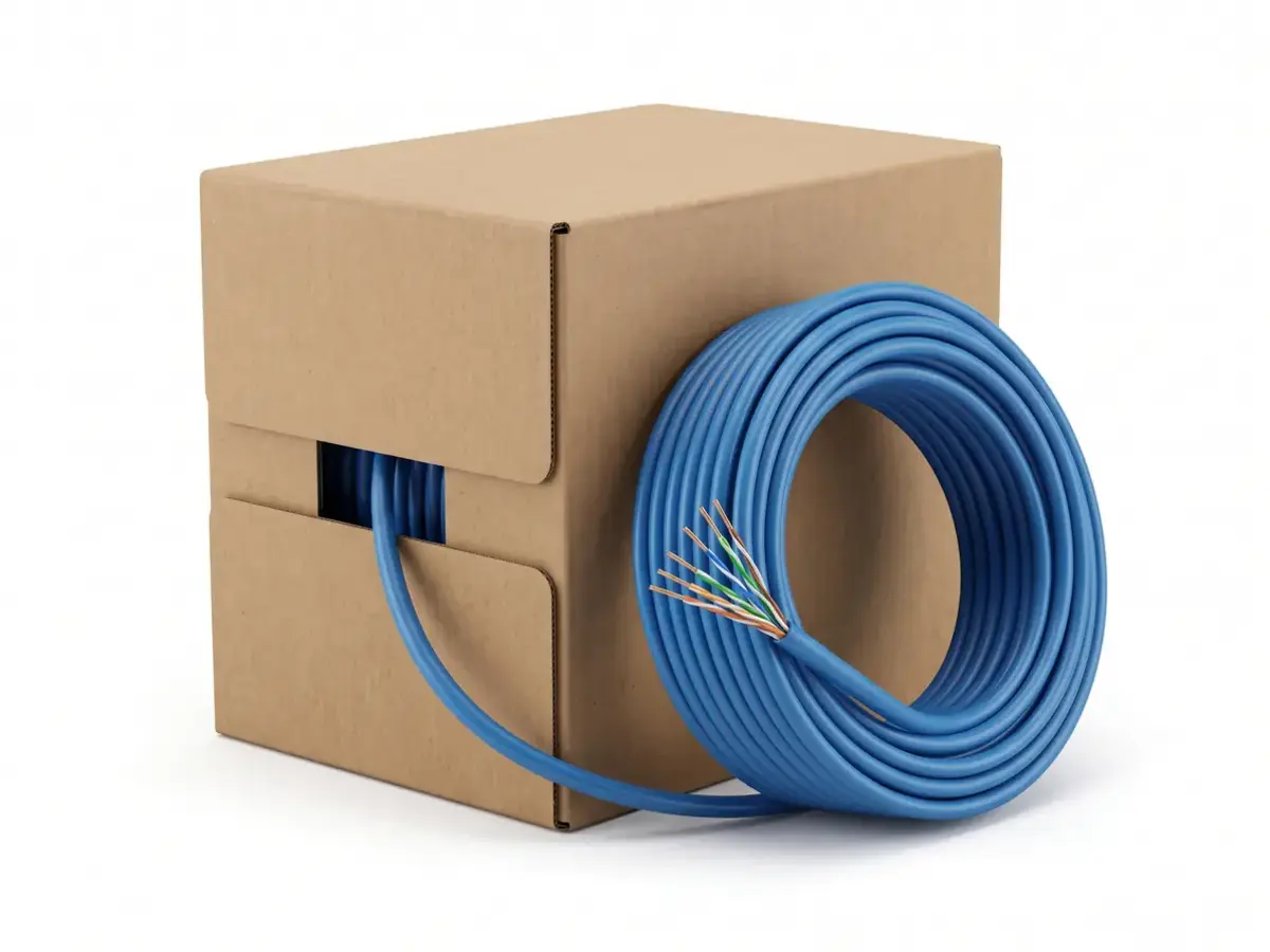 كابل شبكات CAT6 UTP بمقاس 23AWG من نحاس عارٍ بعلبة 305 متر من آيتي